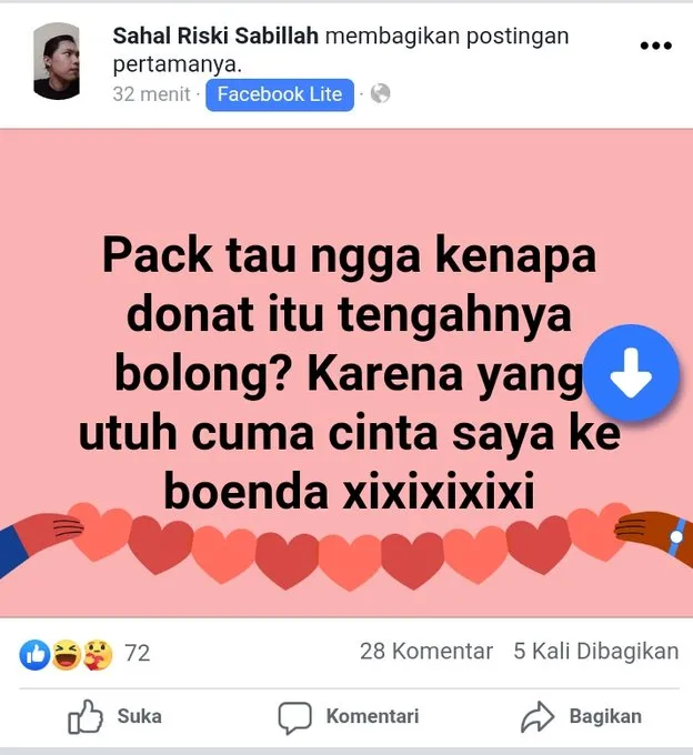Tebak-tebakan ala bapak-bapak di FB © Istimewa Tebak-tebakan ala bapak-bapak di FB © Istimewa