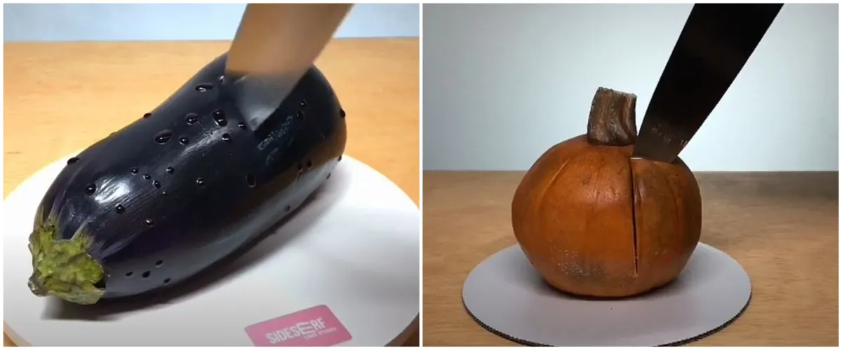 10 Potret buah dan sayuran ini ternyata berisi kue, unik