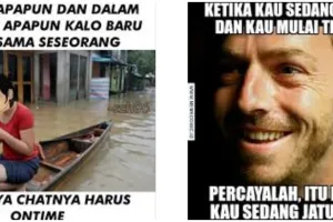 10 Meme orang lagi kasmaran, dijamin bikin baper