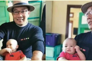 7 Momen manis Ridwan Kamil dan Atalia bareng anak angkatnya