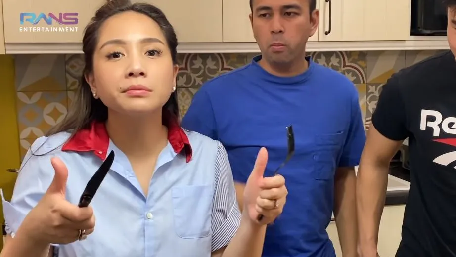 Nagita Raffi steak berlapis emas YouTube