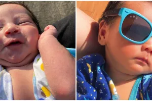 Momen 8 anak seleb saat berjemur, gayanya gemesin banget