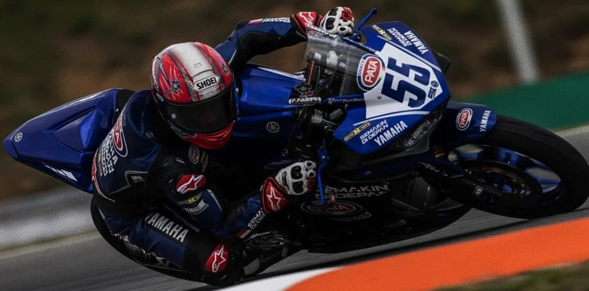 Rider Indonesia ini siap melesat diputaran ke-2 World Supersport