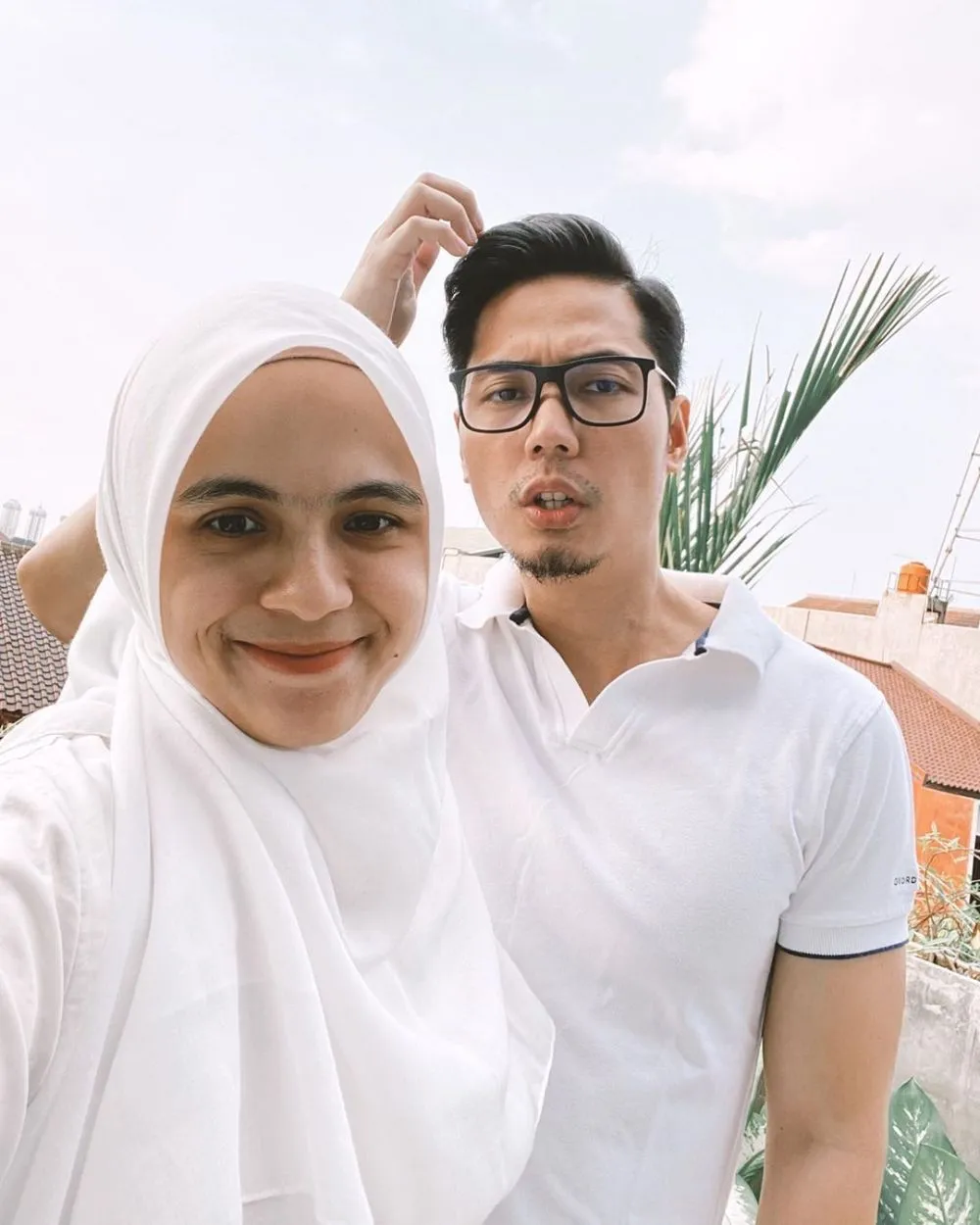 potret kocak gina dan kinos Instagram