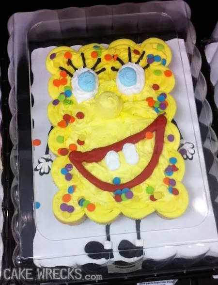 kue bertema SpongeBob cakewrecks.com kue bertema SpongeBob cakewrecks.com