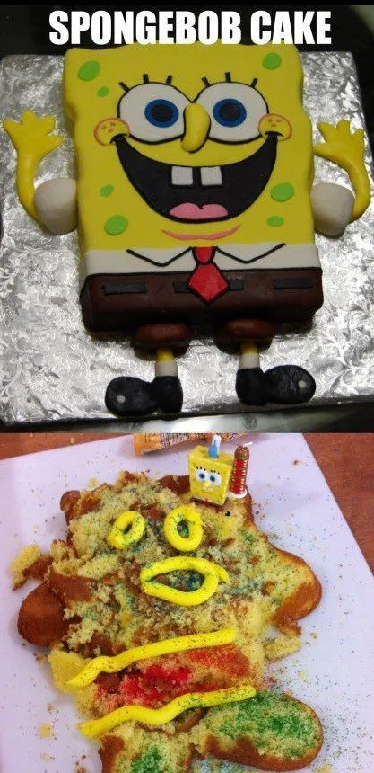 kue bertema SpongeBob Twitter kue bertema SpongeBob Twitter