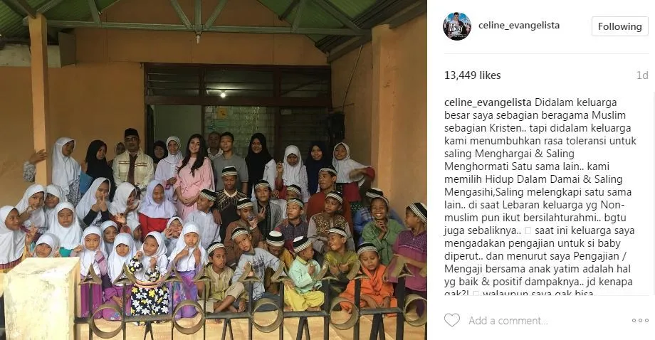 Kisah toleransi agama di kalangan seleb © 2020 brilio.net Kisah toleransi agama di kalangan seleb © 2020 brilio.net