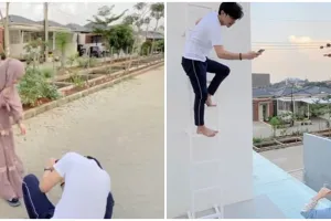 10 Momen di balik layar pemotretan Dinda Hauw oleh suami, so sweet