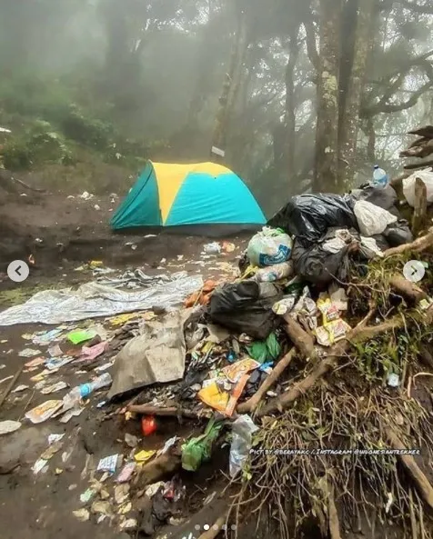 Potret sampah Gunung Dempo Berbagai sumber
