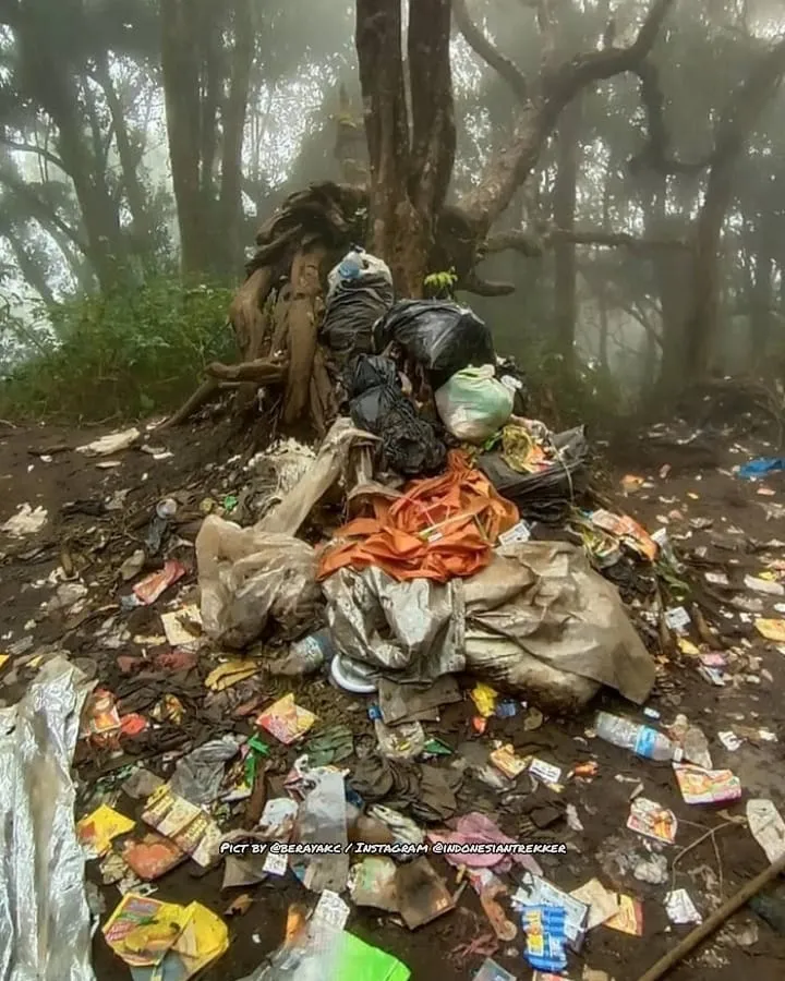 Potret sampah Gunung Dempo Berbagai sumber