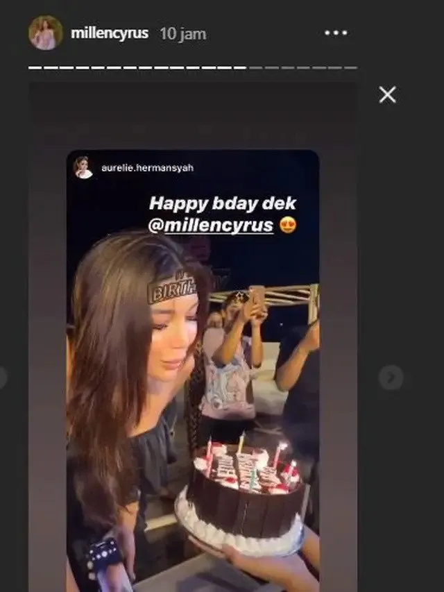 Millen ultah 21 instagram Millen ultah 21 instagram