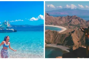 Gaya 7 seleb saat liburan di Labuan Bajo, Awkarin curi perhatian