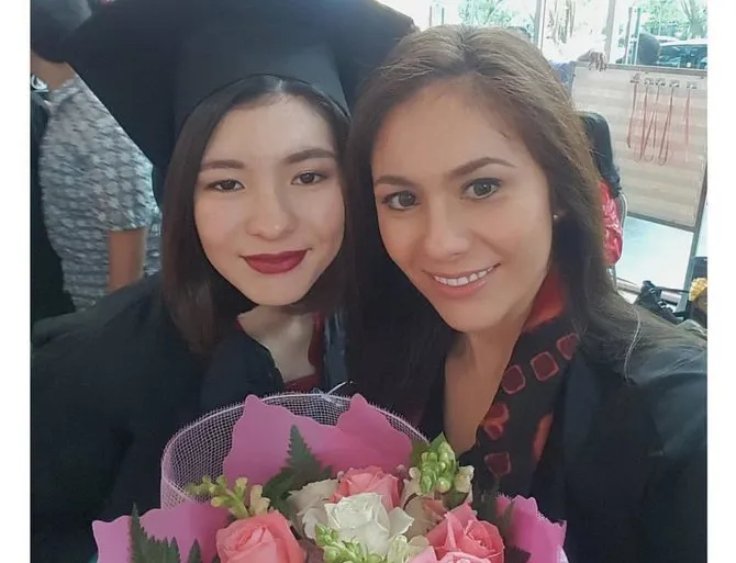  Potret kebersamaan Wulan Guritno dan Shaloom © 2020 Instagram