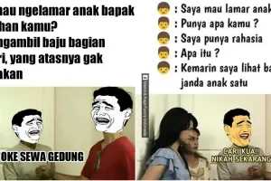 10 Meme lucu melamar kekasih ini bikin senyum tipis