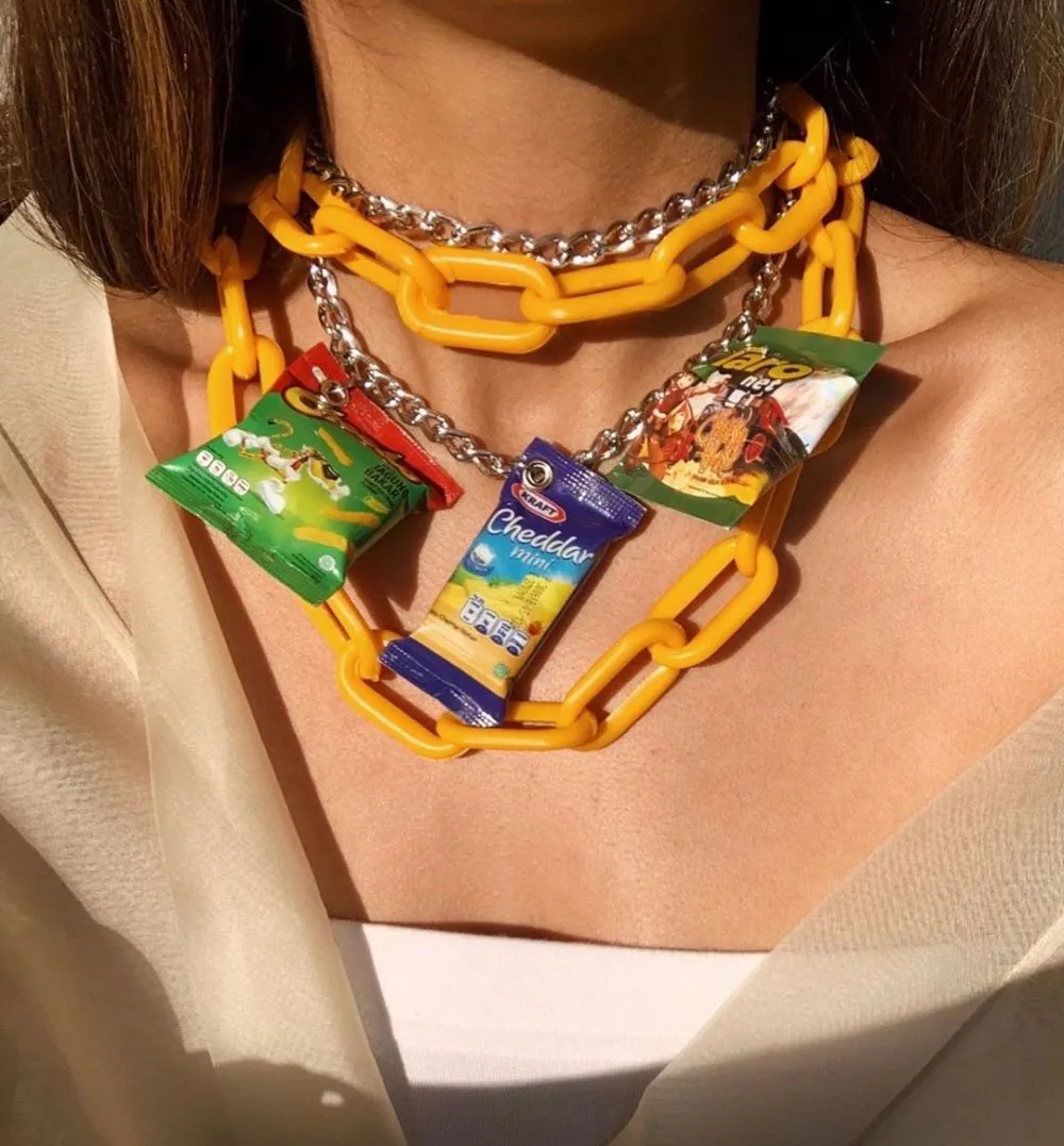 fashion item dari bungkus makanan Instagram fashion item dari bungkus makanan Instagram