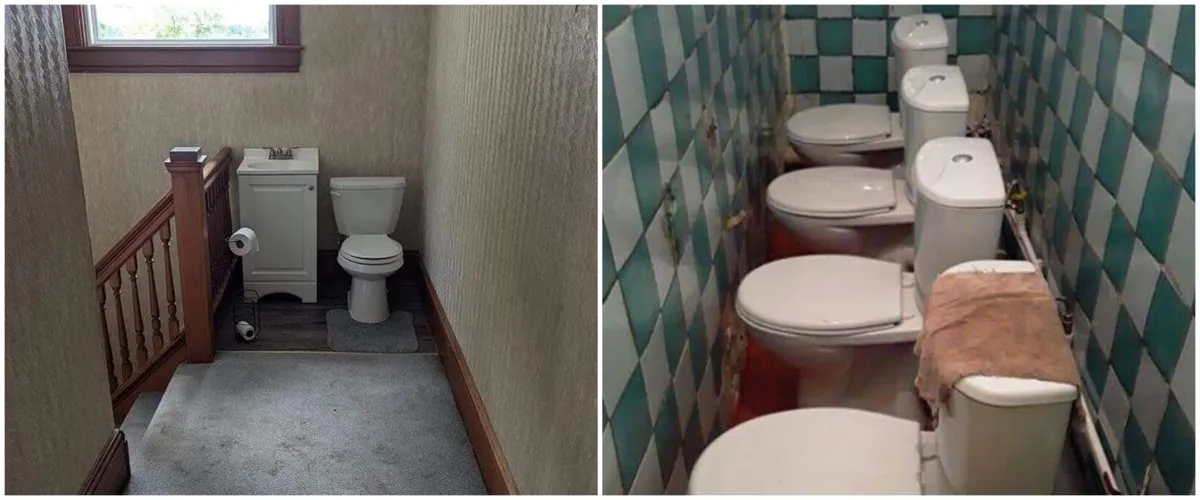 10 Penampakan toilet absurd, bikin mikir dua kali pas mau pakai