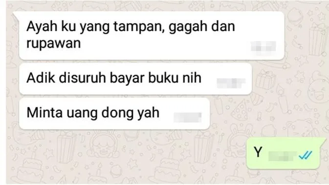 minta uang ke bapak berbagai sumber