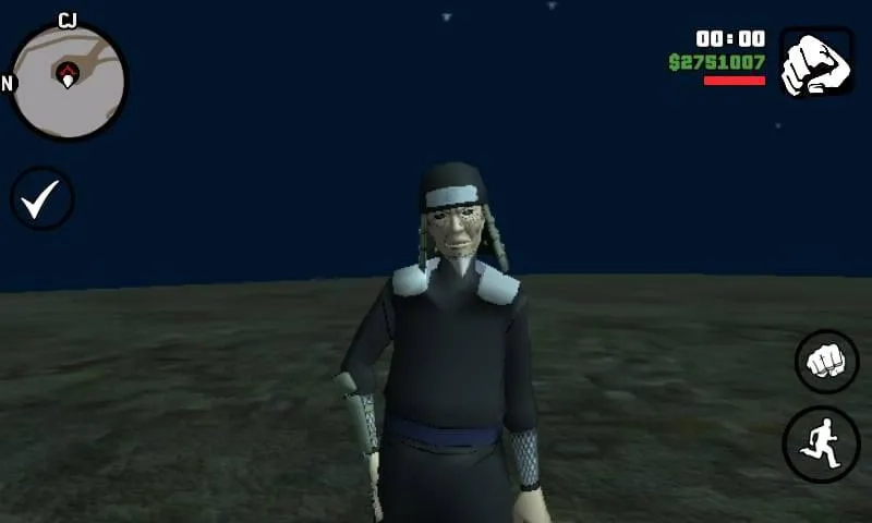 Editan karakter Naruto di GTA Berbagai sumber