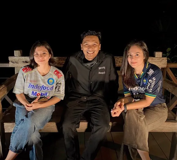 Wulan Guritno bertemu pemain Persib © 2020 brilio.net