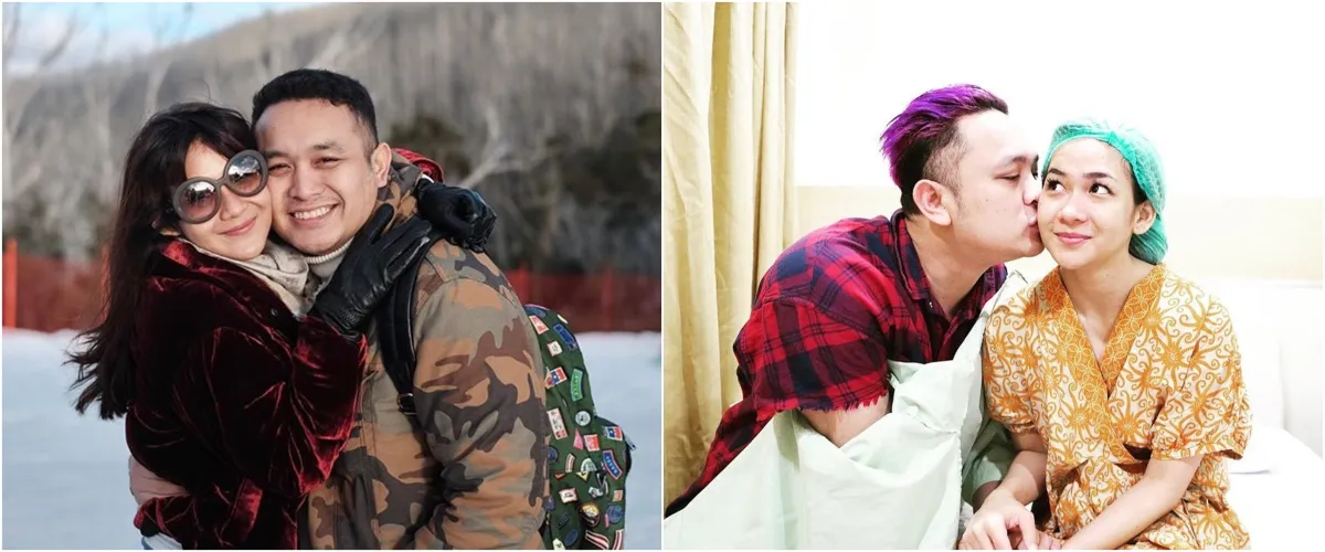 10 Momen Adiezty istri Gilang Dirga umumkan kehamilan