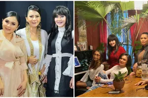 10 Momen Yuni Shara reuni dengan diva 90-an, parasnya curi perhatian
