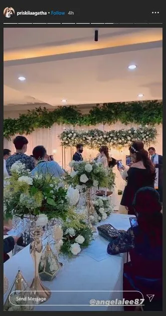 Angela Lee menikah ©Instagram Angela Lee menikah ©Instagram