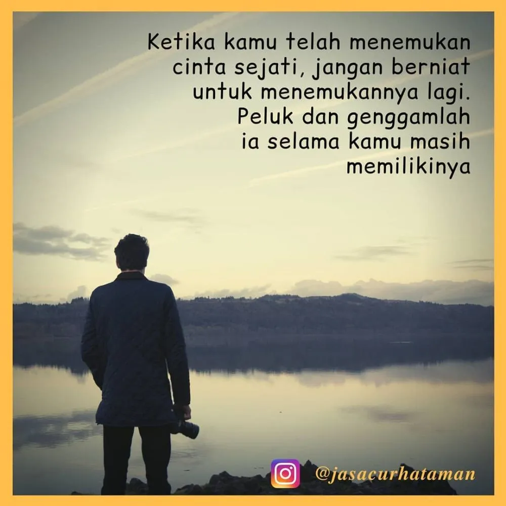 kata mutiara cinta sejati © Instagram