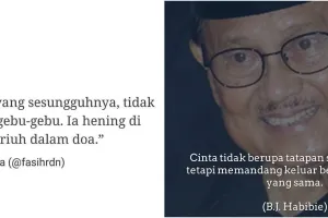 111 Kata-kata mutiara cinta sejati, penuh makna dan bikin doi berbunga-bunga
