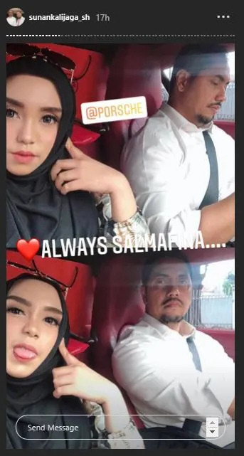 Sunan unggah potret Salmafina saat berhijab Instagram Sunan unggah potret Salmafina saat berhijab Instagram