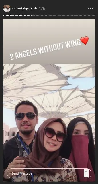 Sunan unggah potret Salmafina saat berhijab Instagram Sunan unggah potret Salmafina saat berhijab Instagram