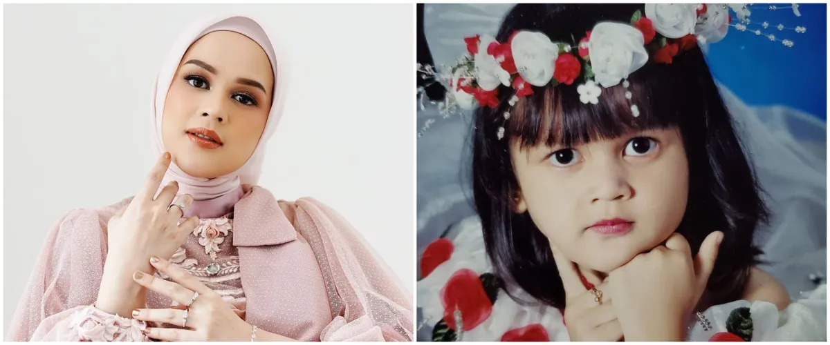 10 Potret masa kecil Cut Meyriska, senyumannya khas banget