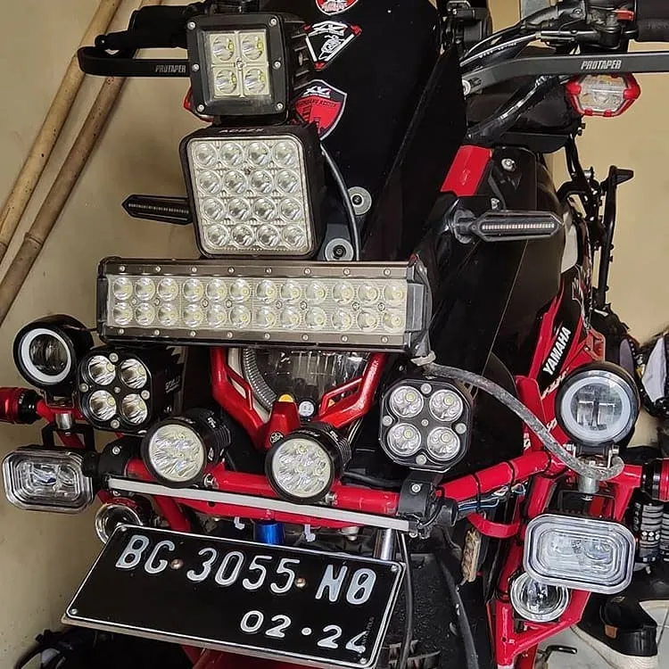 modifikasi lampu motor  © Berbagai sumber