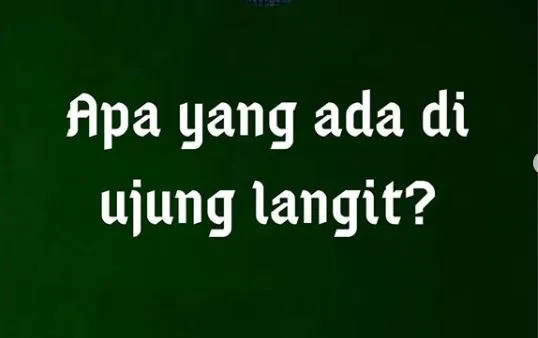 tebak-tebakan nostalgia Berbagai sumber tebak-tebakan nostalgia Berbagai sumber