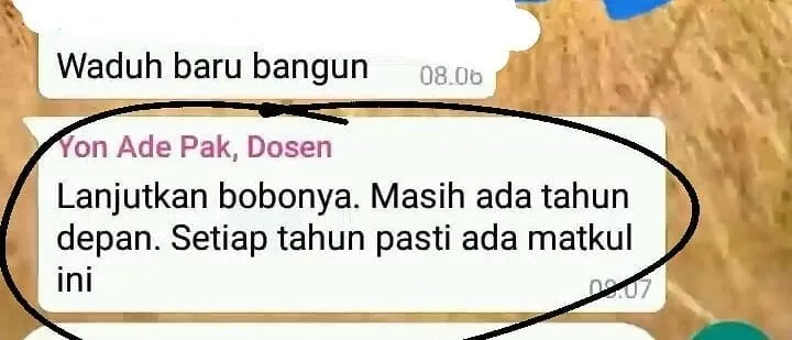 Balasan chat lucu dari guru berbagai sumber
