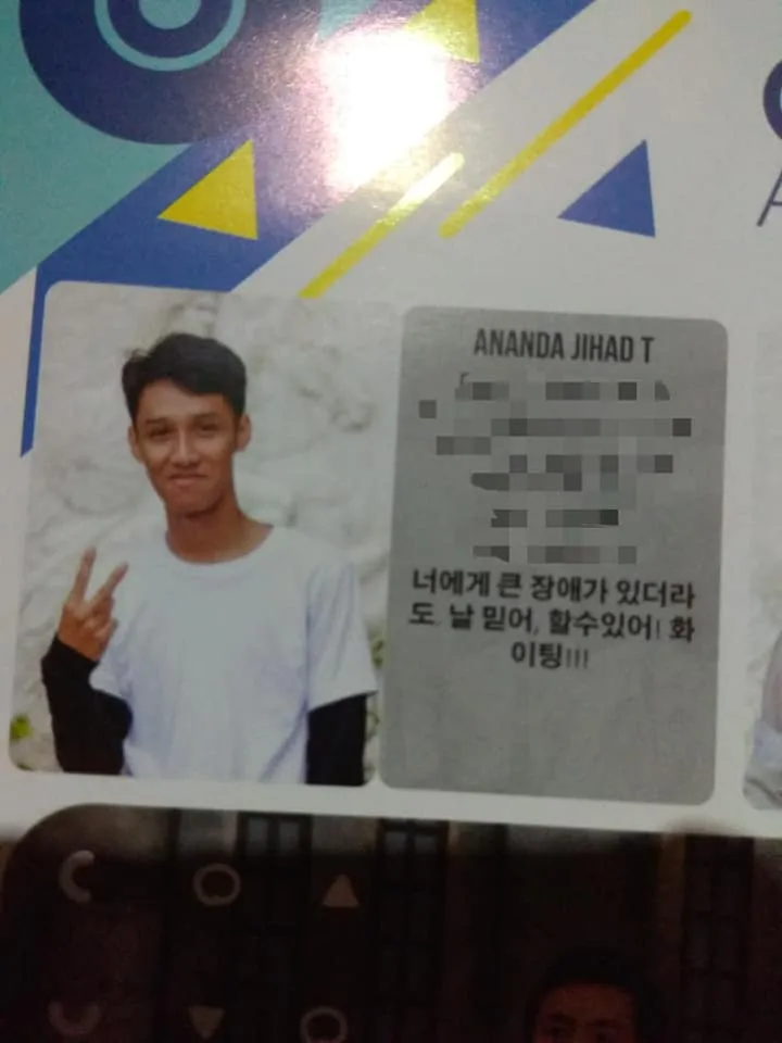 Quotes buku tahunan © Facebook/ Rizky Sinatra Quotes buku tahunan © Facebook/ Rizky Sinatra