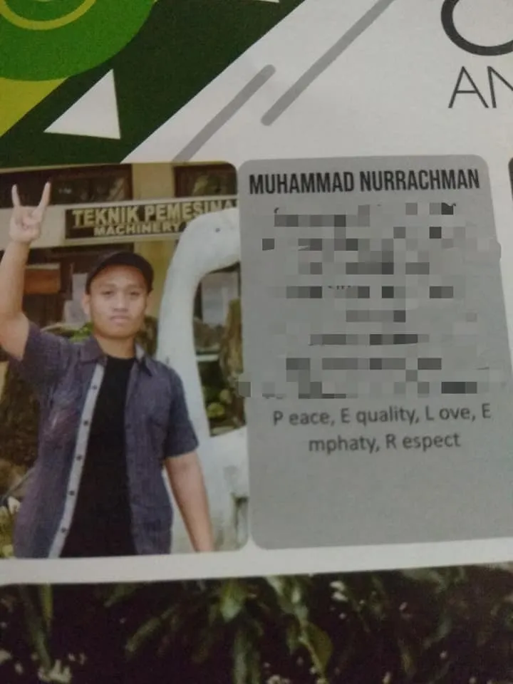 Quotes buku tahunan © Facebook/ Rizky Sinatra Quotes buku tahunan © Facebook/ Rizky Sinatra