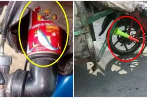 10 Benda aneh di motor ini bikin mata berkedip dua kali