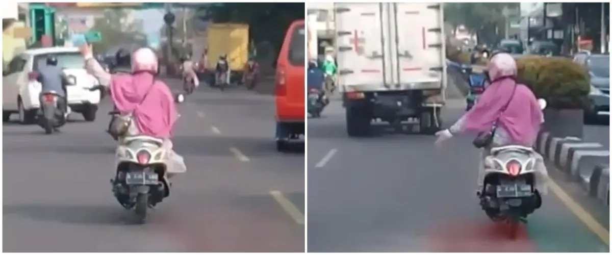 Aksi emak-emak bantu mengawal ambulans ini bikin salut