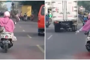 Aksi emak-emak bantu mengawal ambulans ini bikin salut