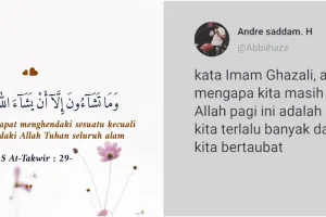 40 Kata-kata bijak Islami tentang taubat, inspiratif dan penuh makna