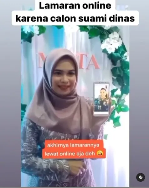 lamaran virtual Berbagai sumber