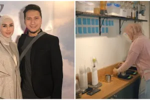 8 Potret kedai kopi Fenita Arie yang dibangun di depan rumah