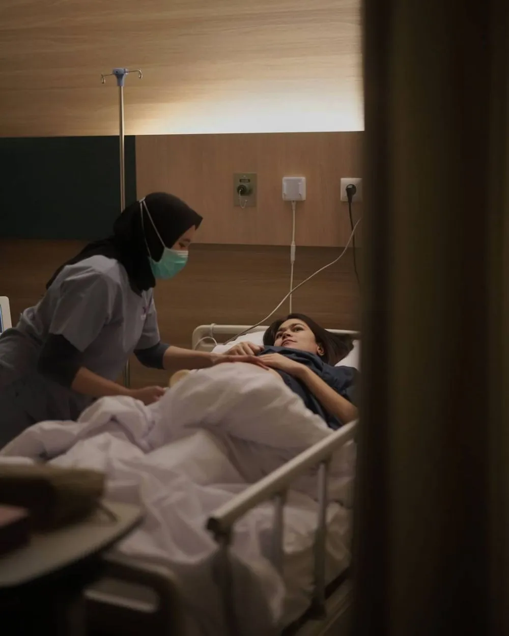 Proses melahirkan kedua Sabai © Instagram