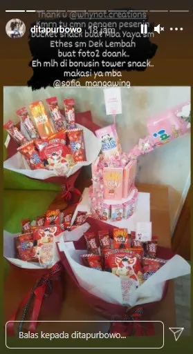 Momen ultah La Lembah Manah © Instagram