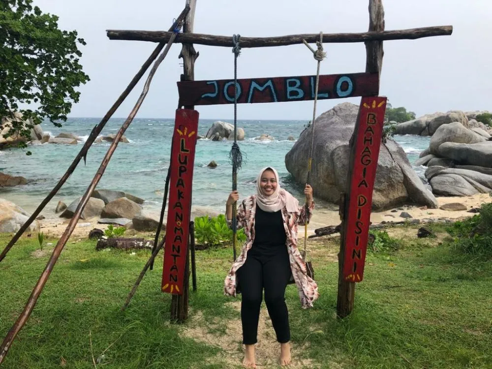 Spot foto di Pulau Lengkuas © 2020 brilio.net