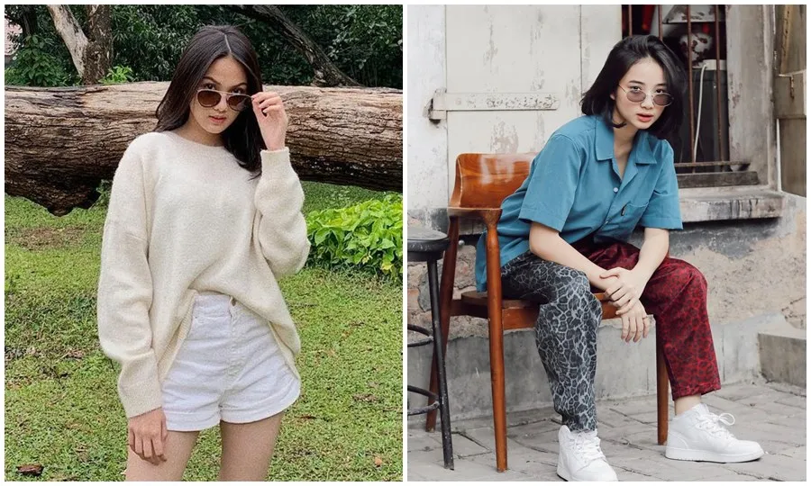 beda gaya ansellma dan aisyah © Instagram beda gaya ansellma dan aisyah © Instagram