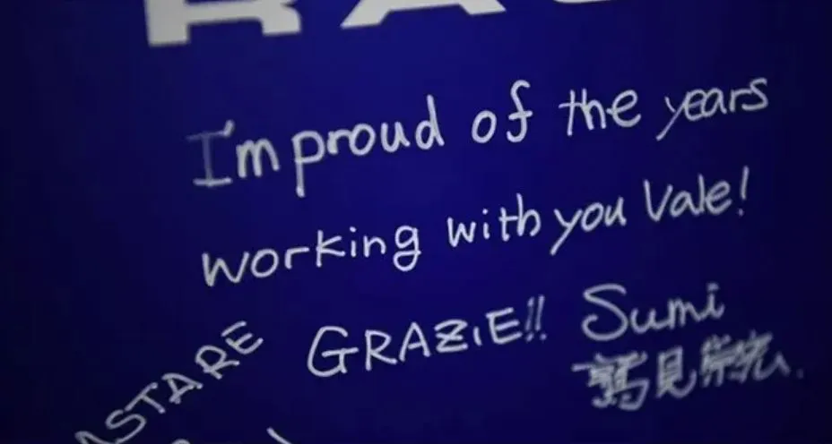 10 Momen perpisahan Rossi © Instagram 10 Momen perpisahan Rossi © Instagram