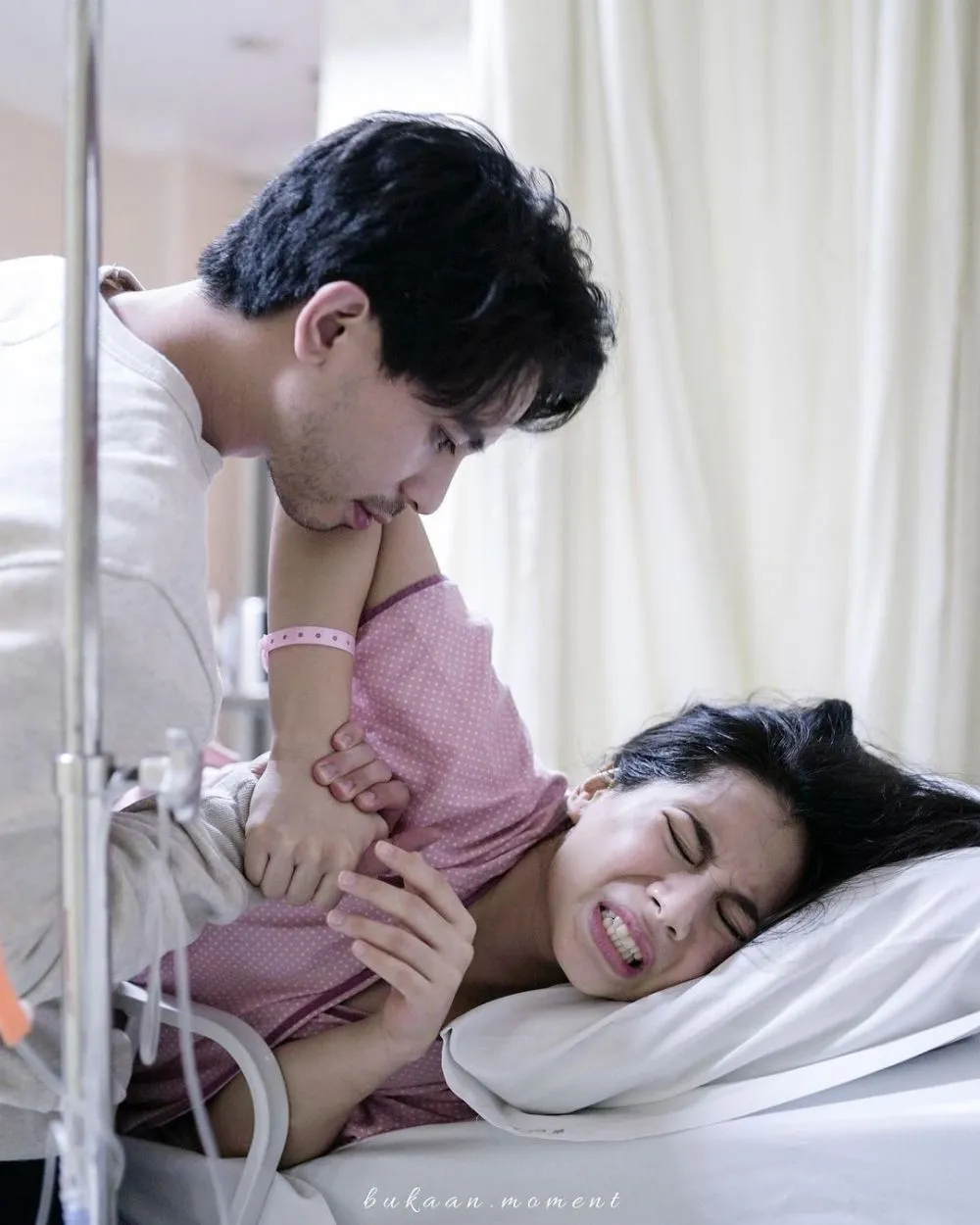 Momen persalinan Abel Cantika  © Instagram