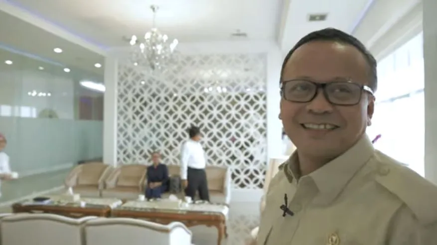 ruang kerja edhy prabowo © YouTube