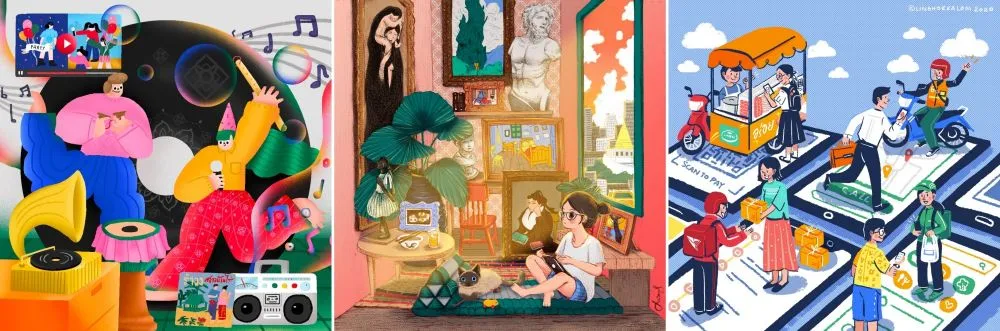 Gaya hidup digital di mata ilustrator © 2020 brilio.net Gaya hidup digital di mata ilustrator © 2020 brilio.net